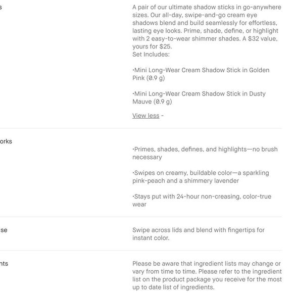 Bobbi Brown Party PrepMini Long-Wear Cream Shadow Stick Duo - Picture 8 of 9